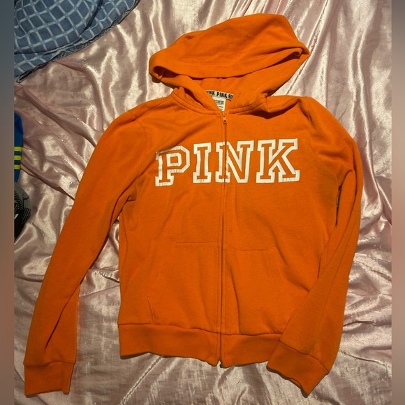 VICTORIA SECRET ZIP UP HOODIE - Picture 1 of 2